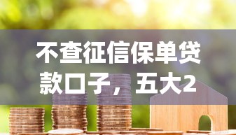 不查征信保单贷款口子，五大2025最新黑户能下款的app口子入口