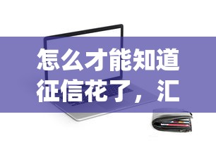怎么才能知道征信花了，汇总五个2025最新app贷款平台