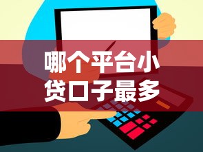 哪个平台小贷口子最多，国内五大2025最新比较正规的贷款平台