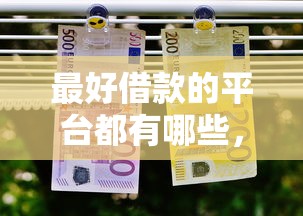 最好借款的平台都有哪些，介绍五个2025最新网贷平台好