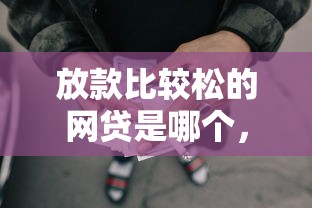 放款比较松的网贷是哪个，例举5个2025最新借款平台贷款不看征信