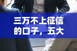 三万不上征信的口子，五大2025最新65岁可以借款的平台