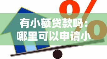 有小额贷款吗：哪里可以申请小额借款