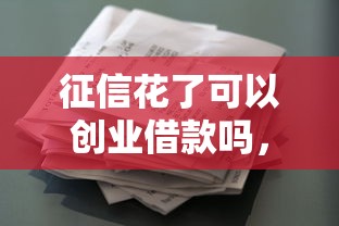 征信花了可以创业借款吗，归纳5个2025最新最好的贷款平台排行
