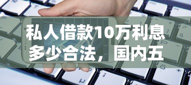 私人借款10万利息多少合法，国内五大2025最新个体户贷款平台