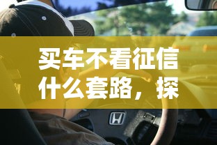 买车不看征信什么套路，探讨五款2025最新线上贷款平台