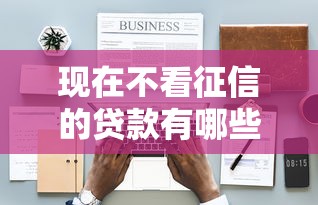 现在不看征信的贷款有哪些，解答五家2025最新什么网贷是正规平台
