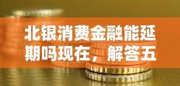 北银消费金融能延期吗现在，解答五家2025最新62岁网贷平台