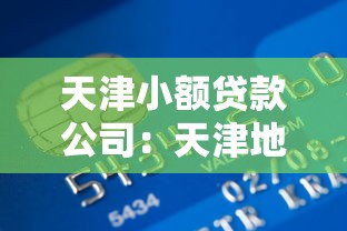 天津小额贷款公司：天津地区如何申请小额信贷服务