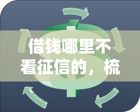 借钱哪里不看征信的，梳理5个2025最新黑户,信用分低平台可以借钱