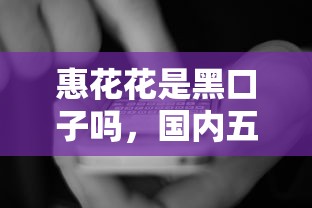 惠花花是黑口子吗，国内五大2025最新黑户能贷的网贷平台