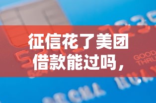 征信花了美团借款能过吗，推荐五个2025最新什么贷款平台额度高