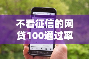 不看征信的网贷100通过率，例举5个2025最新2025花户风控必过的口子论坛