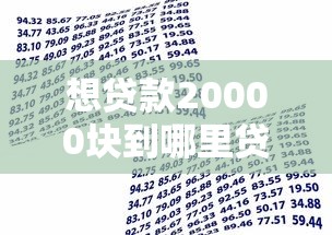 想贷款20000块到哪里贷，整理五个2025最新小额借款平台正规利息低