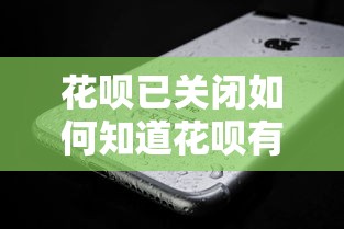 花呗已关闭如何知道花呗有没有上征信，同城五个2025最新2025大花户放水秒下款的口子