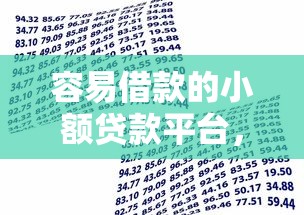 容易借款的小额贷款平台，总结五个2025最新不看征信的网贷平台最容易通过的