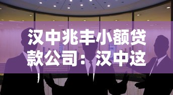 汉中兆丰小额贷款公司：汉中这家小额贷款机构靠谱吗