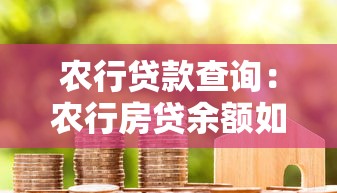 农行贷款查询：农行房贷余额如何查看