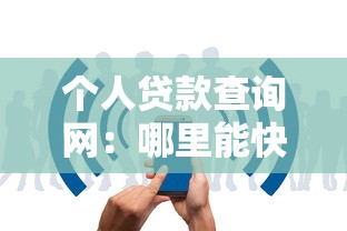 个人贷款查询网：哪里能快速查个人贷款信息