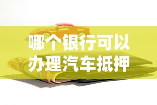哪个银行可以办理汽车抵押贷款：2025年哪些银行支持汽车抵押贷款