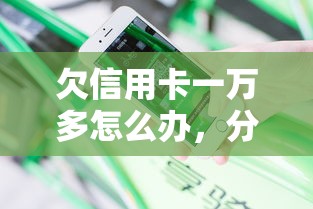 欠信用卡一万多怎么办，分享五个2025最新花户黑户秒下的口子