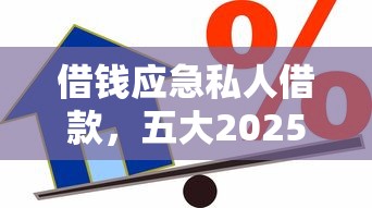 借钱应急私人借款，五大2025最新网上都贷款平台