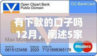 有下款的口子吗12月，阐述5家2025最新有信用卡就能贷款的平台