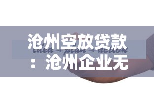沧州空放贷款：沧州企业无抵押借款有哪些风险