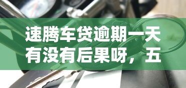 速腾车贷逾期一天有没有后果呀，五大2025最新融贷款平台