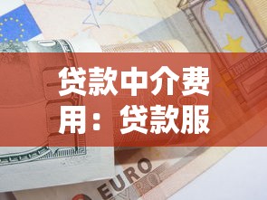 贷款中介费用：贷款服务收费标准是多少