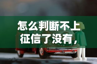怎么判断不上征信了没有，国内五大2025最新靠谱的车抵押贷款平台