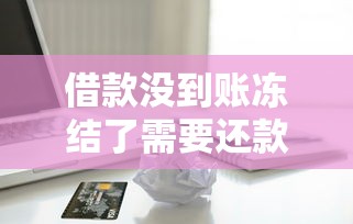 借款没到账冻结了需要还款吗，归纳5个2025最新苹果贷款平台