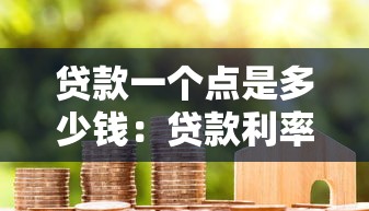 贷款一个点是多少钱：贷款利率1个点等于多少