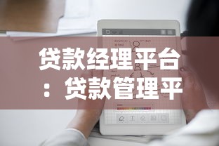 贷款经理平台：贷款管理平台如何提升效率