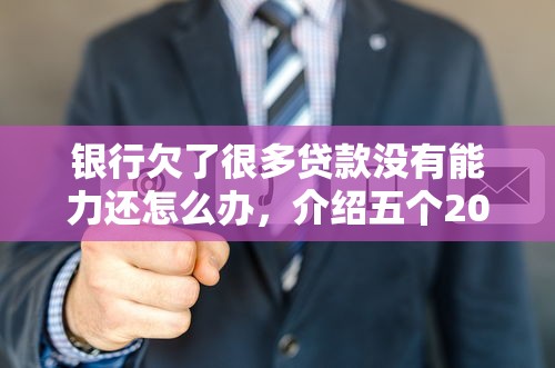银行欠了很多贷款没有能力还怎么办，介绍五个2025最新不看负债不看征信可以下款的平台