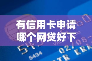 有信用卡申请哪个网贷好下款，解答五家2025最新所有贷款平台