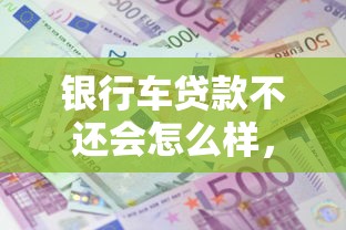 银行车贷款不还会怎么样，五大2025最新不算查询征信次数的平台