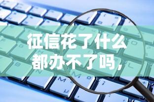 征信花了什么都办不了吗，省内五个2025最新比较安全的贷款平台