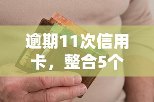 逾期11次信用卡，整合5个2025最新平台借钱还不起怎么办