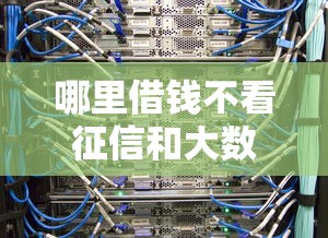 哪里借钱不看征信和大数据呢，分享五个2025最新2025高炮借款平台黑口子链接