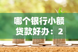 哪个银行小额贷款好办：2025年哪家银行小额贷款审批最便捷