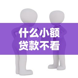 什么小额贷款不看征信：哪些小额借款不查信用记录