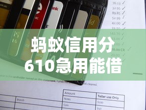 蚂蚁信用分610急用能借钱的平台有哪些，汇总五个2025最新急需用钱征信都黑了大数据分不足有没有平台能借