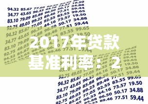 2017年贷款基准利率：2017年银行贷款利率是多少
