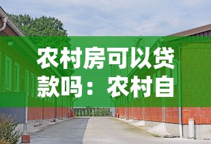 农村房可以贷款吗：农村自建房能否申请抵押贷款