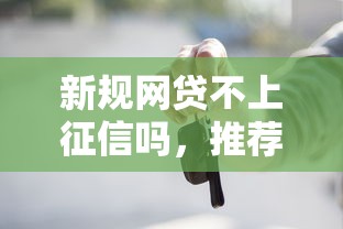 新规网贷不上征信吗，推荐五个2025最新车子抵押贷款平台