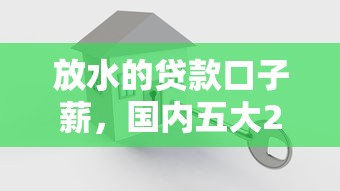 放水的贷款口子薪，国内五大2025最新贷款平台最容易贷到款