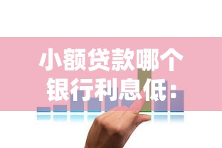 小额贷款哪个银行利息低：2025年哪家银行小额贷利率最低