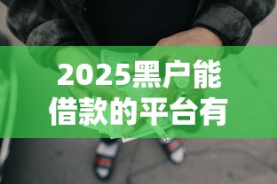 2025黑户能借款的平台有吗，汇总五个2025最新网贷平台监管投诉电话