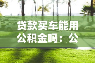 贷款买车能用公积金吗：公积金能否用于购车贷款